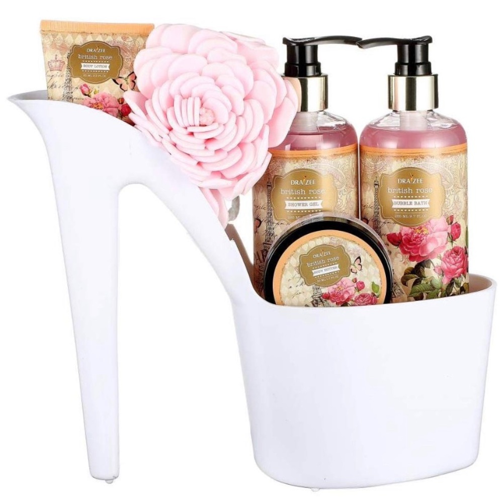 2/$60 Rose Scented Heel Shoe 4pc Gift set - Picture 1 of 4